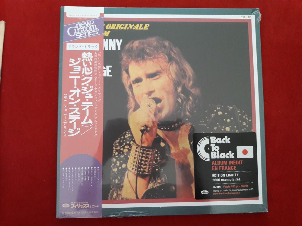 J HALLYDAY Vinyle ON STAGE import JAPON 42 Roanne (42)