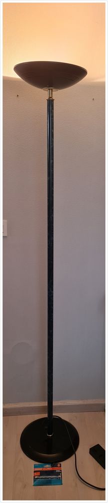 Halog�ne marbr� Noir/Bleu + ampoule Osram Neuve 12 Rennes (35)