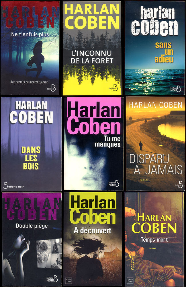 Harlan COBEN / Tr�s beau lot de 9 thrillers �d. originale 35 Antrain (35)