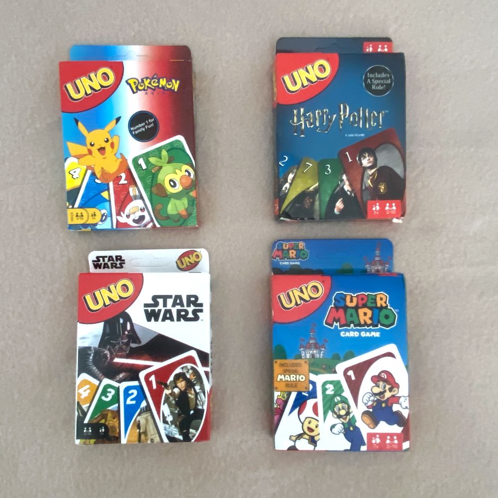Jeu de Uno Harry Potter, Pok�mon, Mario, Star Wars 8 Nantes (44)