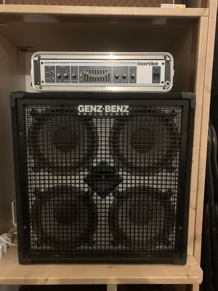 HARTKE 5500 + Baffles GENZ BENZ410 320 Nice (06)