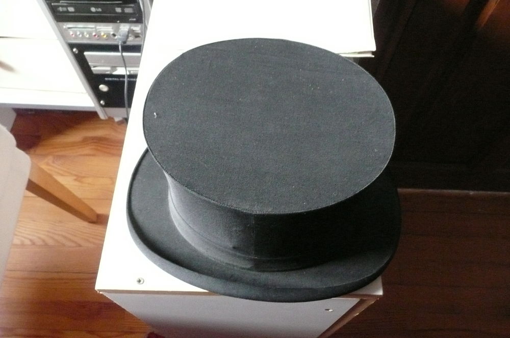 haut de forme chapeau pliant tres bon etat taille 54 100 Massiac (15)