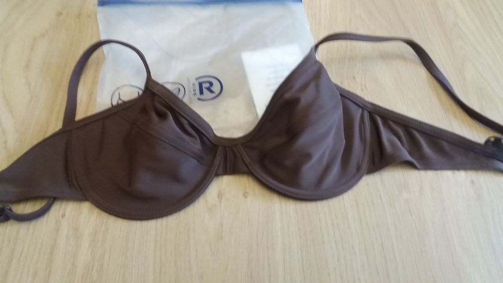 Haut de maillot de bain marron La Redoute neuf - T 85 B 8 Domart-en-Ponthieu (80)