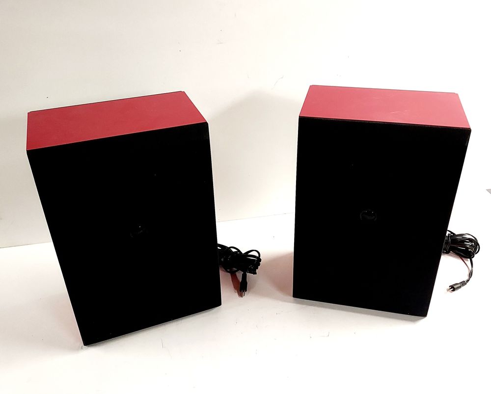 2 Haut-parleurs 5W musicaux 8 Ohms rouges Vintage 8 Montigny-aux-Amognes (58)