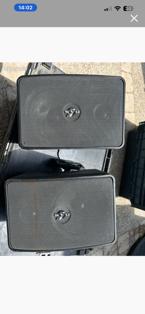 Haut-parleurs passifs noirs 30 Domont (95)