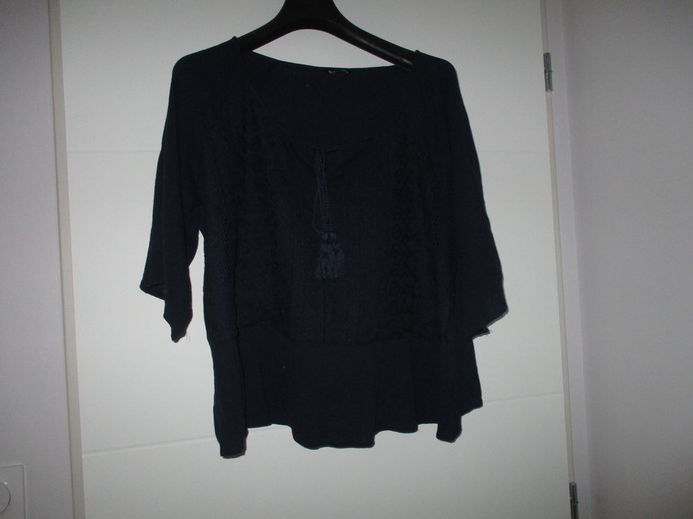 Haut pour femme bleu marine taille 50 4 Fl�ac (16)