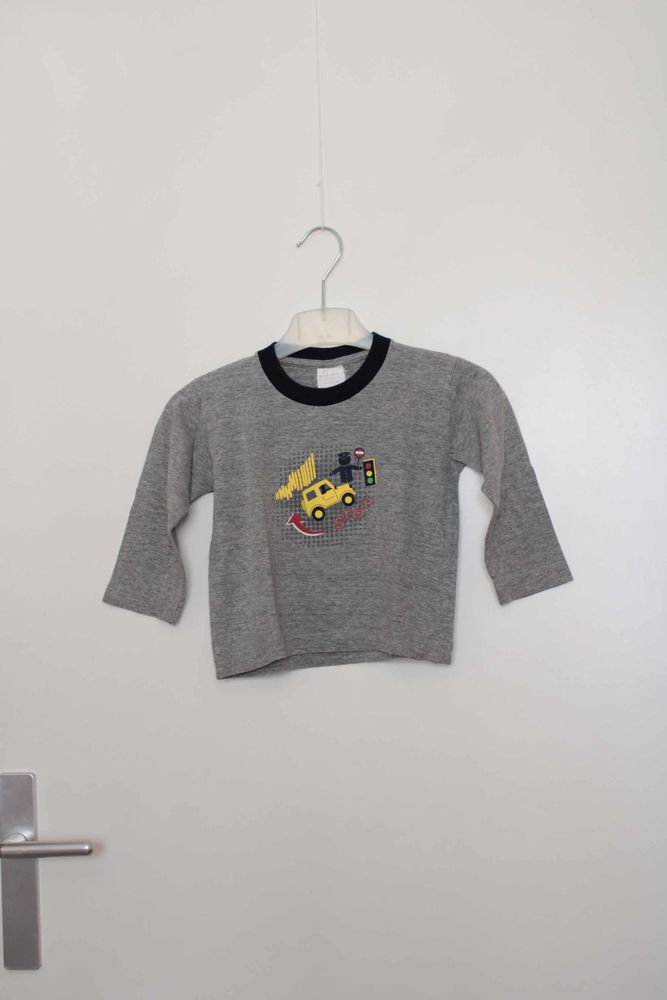 Haut de pyjama, manches longues, Gris, 2�ans (86�cm) TBE 1 Bagnolet (93)