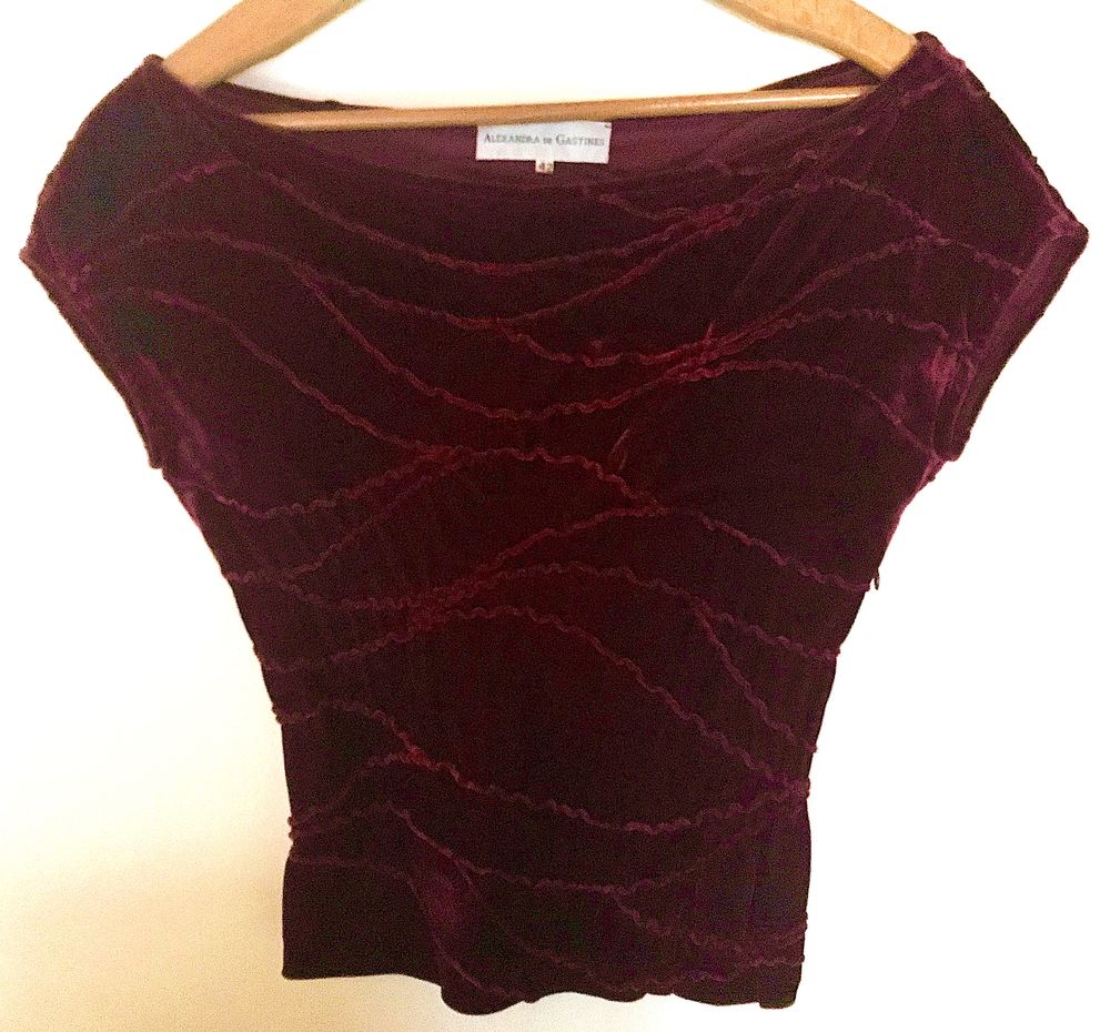 TOP - Haut en velours - Alexandra Gastines 80 Ivry-sur-Seine (94)