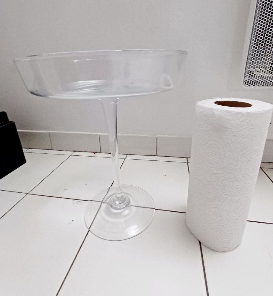 ?	Haute coupe � fruit ou autre en verre, diam�tre environ 30 10 Beauchamp (95)