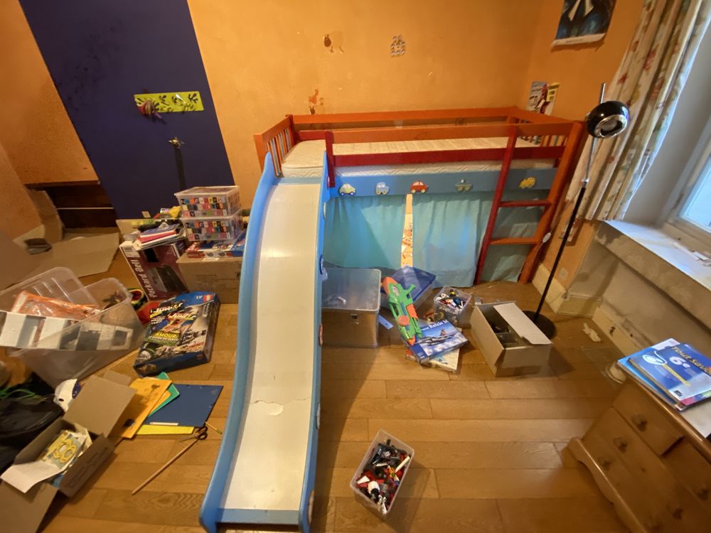 Lit en hauteur avec toboggan 150 Montmeyran (26)
