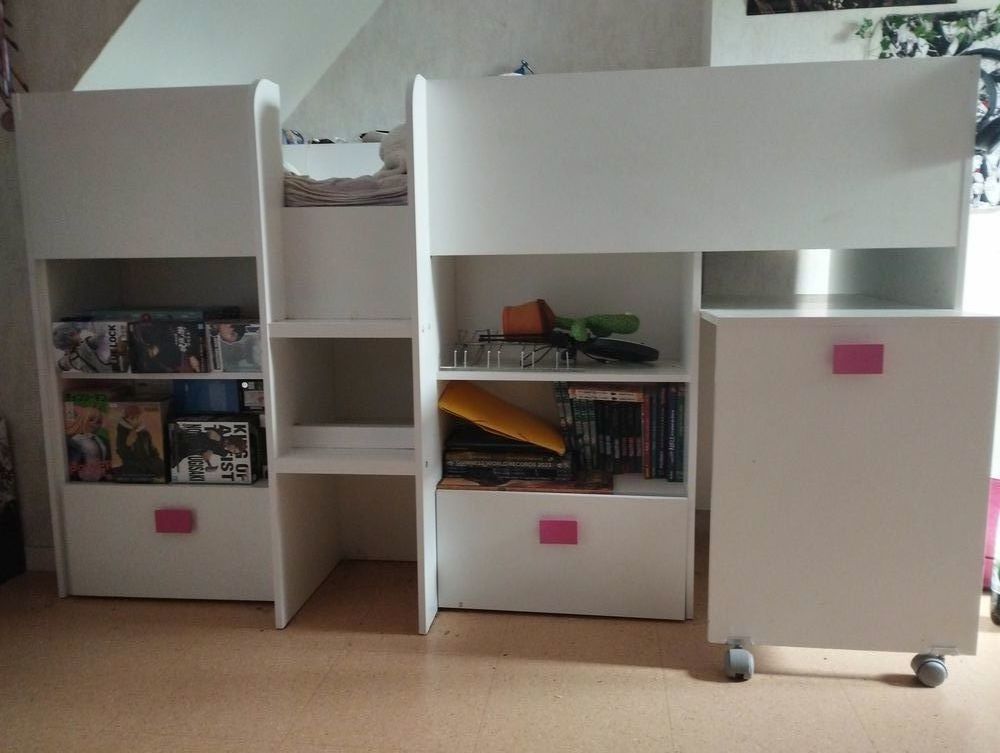 Lit en hauteur enfant/ado 80 Coray (29)