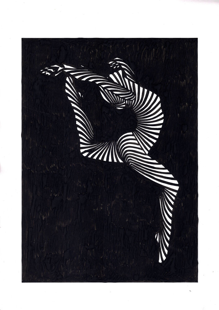 Helene - Peinture Minimaliste D�corative A3 9 Portugal