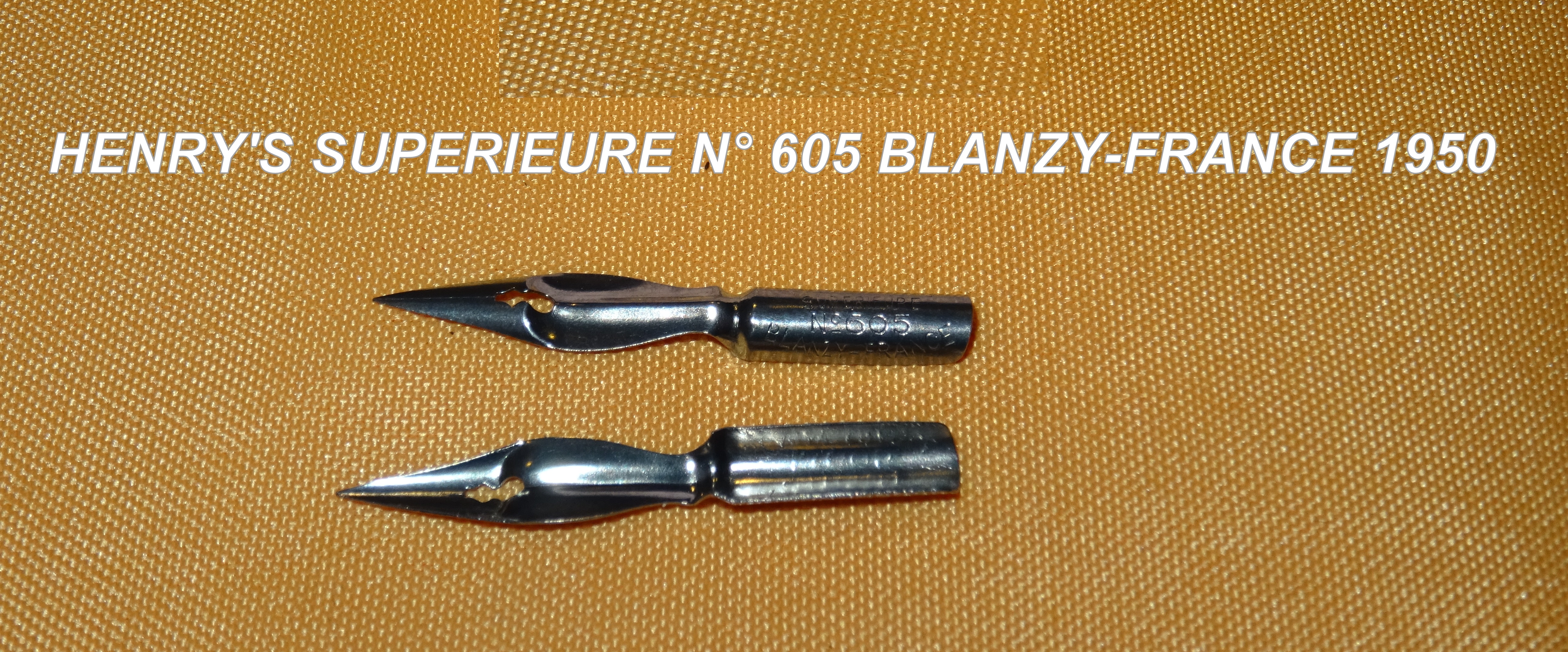 HENRY'S SUP�RIEURE #605 BLANZY-FRANCE 1950 PLUME D'�CRITURE 5 Sergines (89)