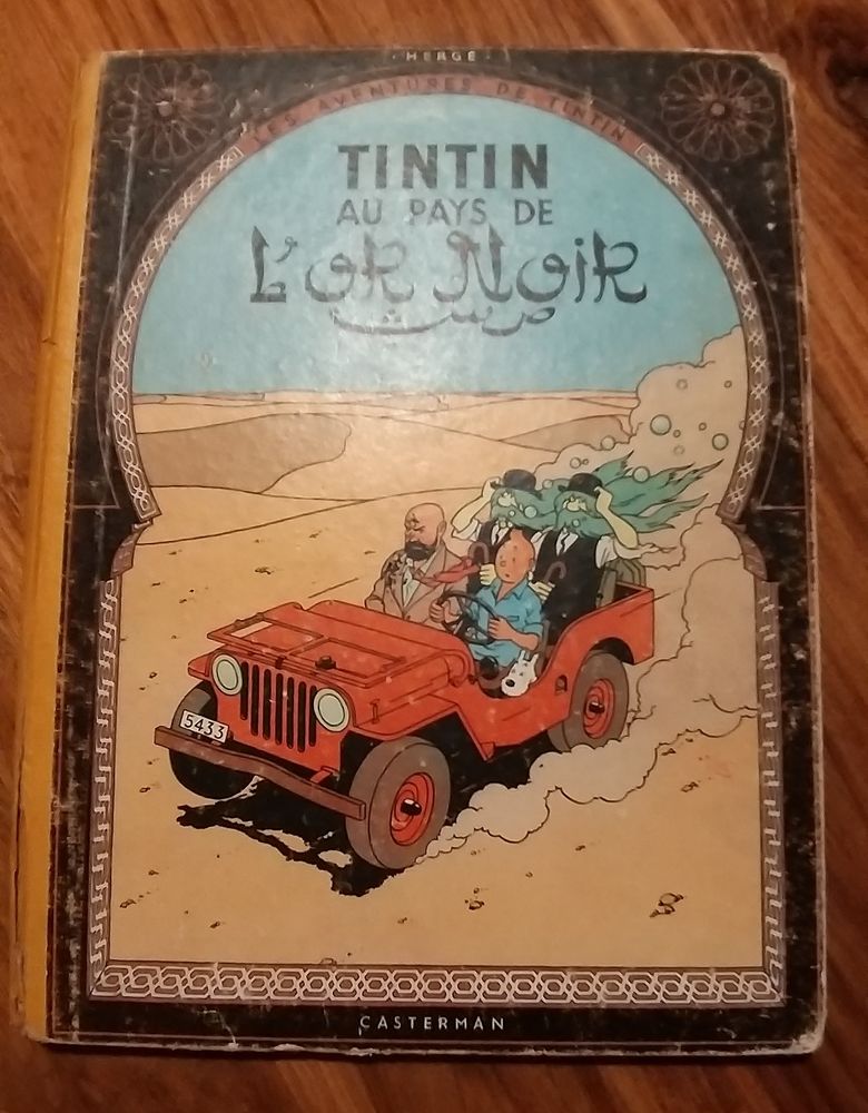 BD de HERGE TINTIN AU PAYS DE L'OR NOIR de 1950 150 B�ziers (34)