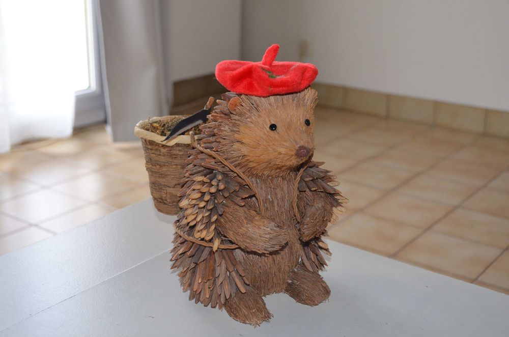 H�risson en bois avec beret 10 Blaye (33)