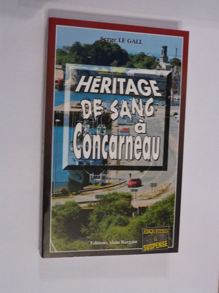HERITAGE DE SANG A CONCARNEAU  roman policier  BRETON BARGAI 4 Brest (29)