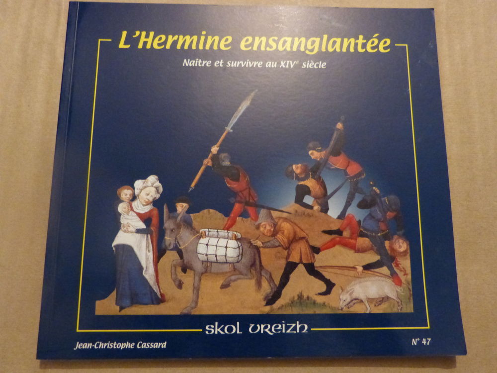  L HERMINE ENSANGLANTEE  livre  BRETON 8 Brest (29)