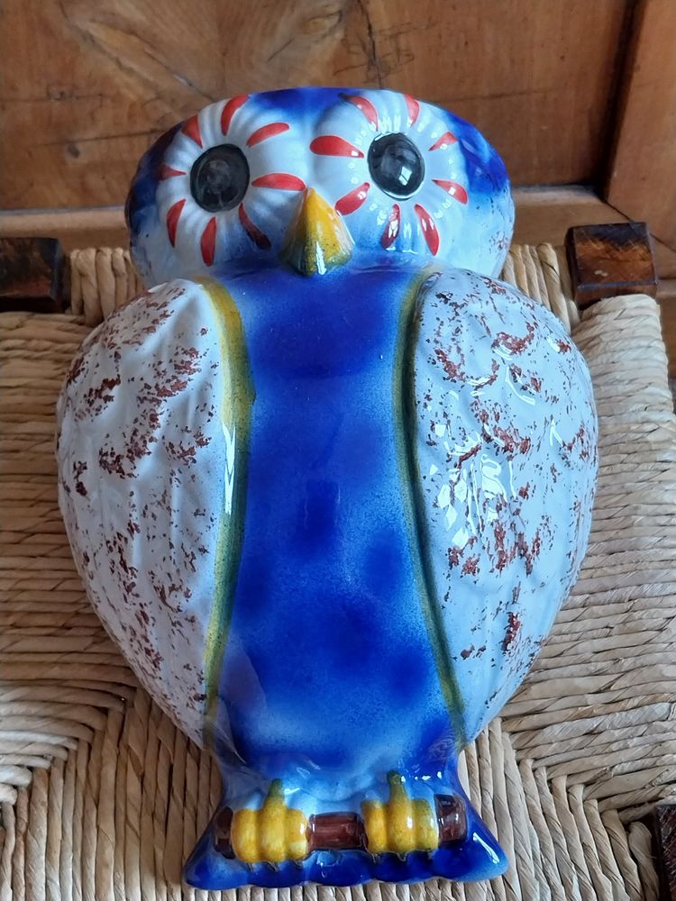 Hibou mural en c�ramique ? D�co vintage 16 Montigny-sur-Avre (28)