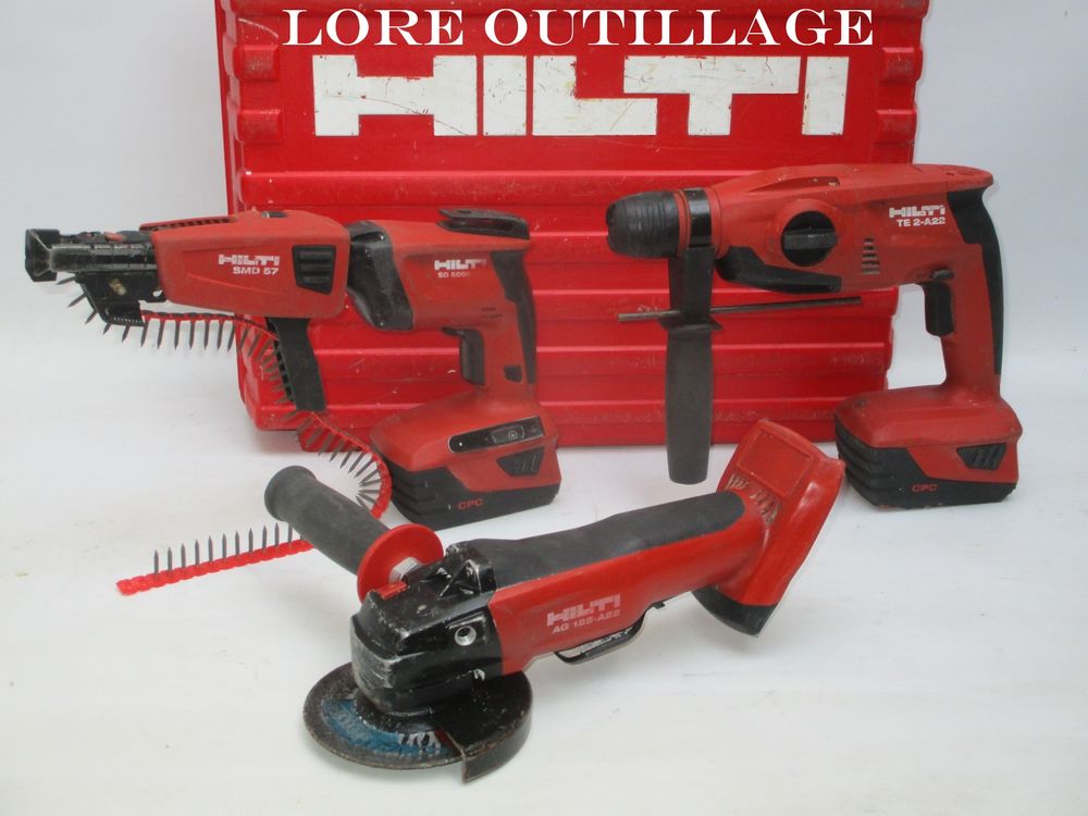 HILTI Kit 3 outils 22v 1090 Cagnes-sur-Mer (06)