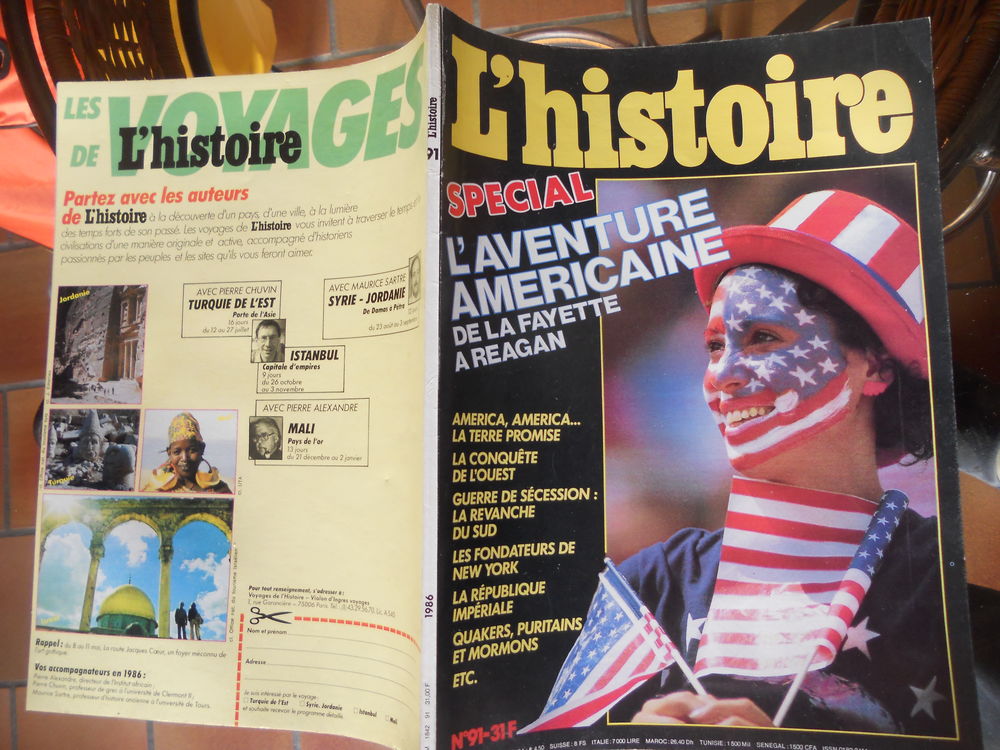 L'HISTOIRE SP�CIAL L'AVENTURE AM�RICAINE 1986 4 Tours (37)