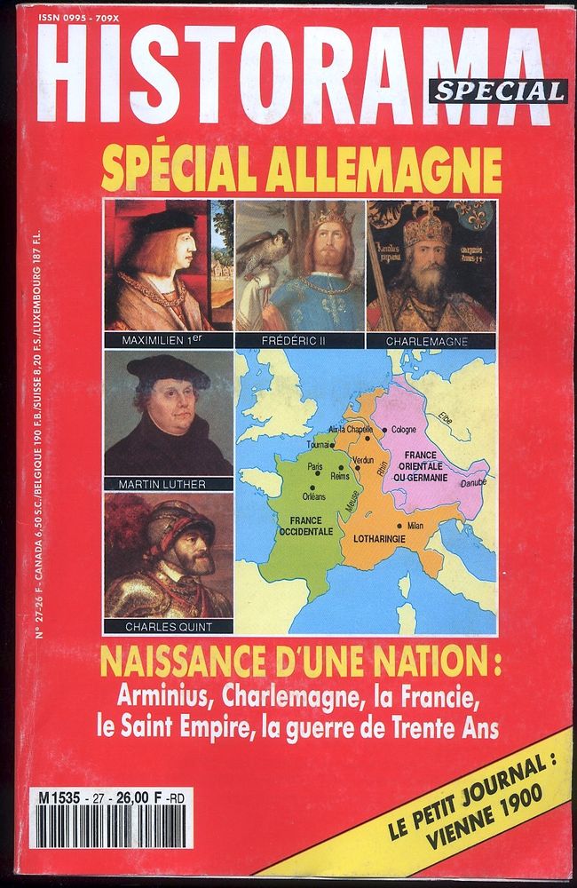 HISTORAMA SP�CIAL ALLEMAGNE
1992 2 Oloron-Sainte-Marie (64)