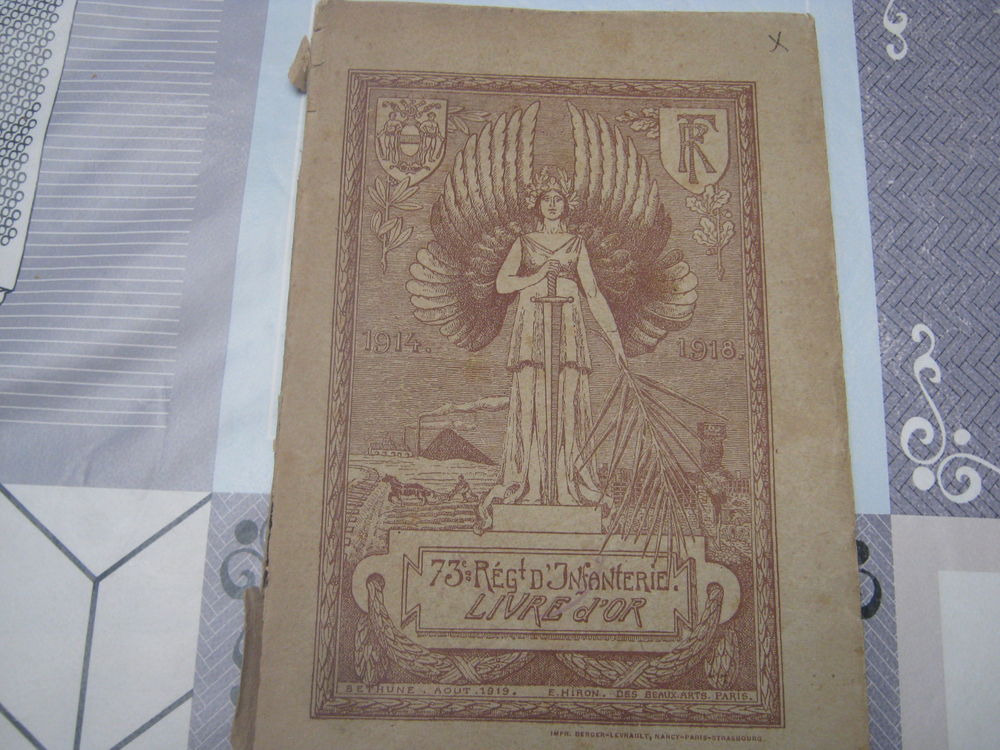 historique  du 73 e  regiment d infanterie  1914  1918 30 Lomme (59)