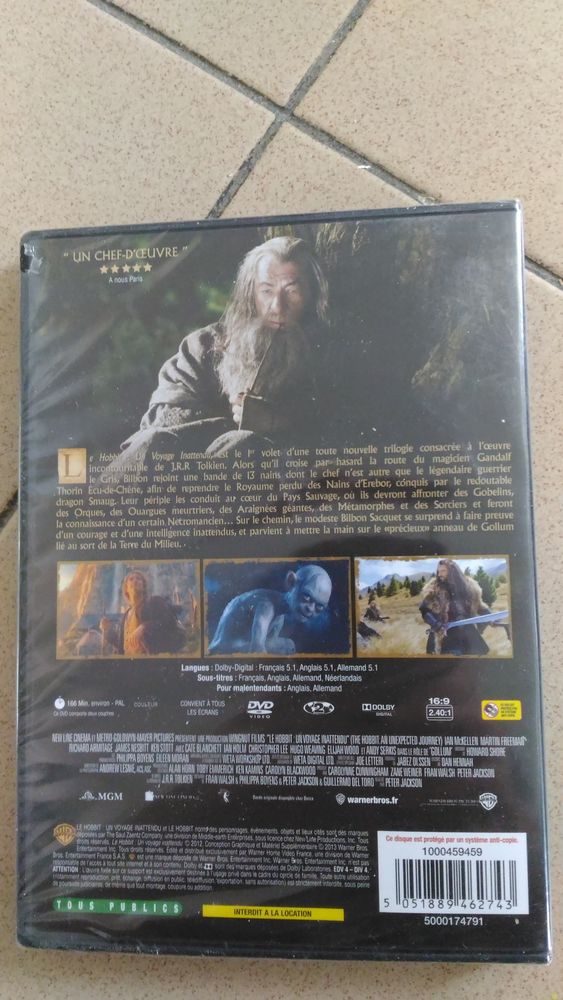 Achetez Dvd Le Hobbit Neuf Revente Cadeau Annonce Vente A Savigny Sur Orge 91 Wb164594887