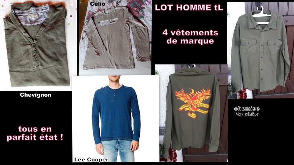 LOT HOMME �tat neuf : Chevignon, Lee Cooper, C�lio... 60 Chalon-sur-Sa�ne (71)