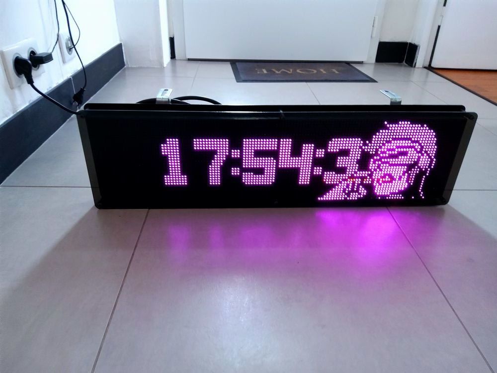 Horloge DMD avec animations flipper 100 Rueil-Malmaison (92)