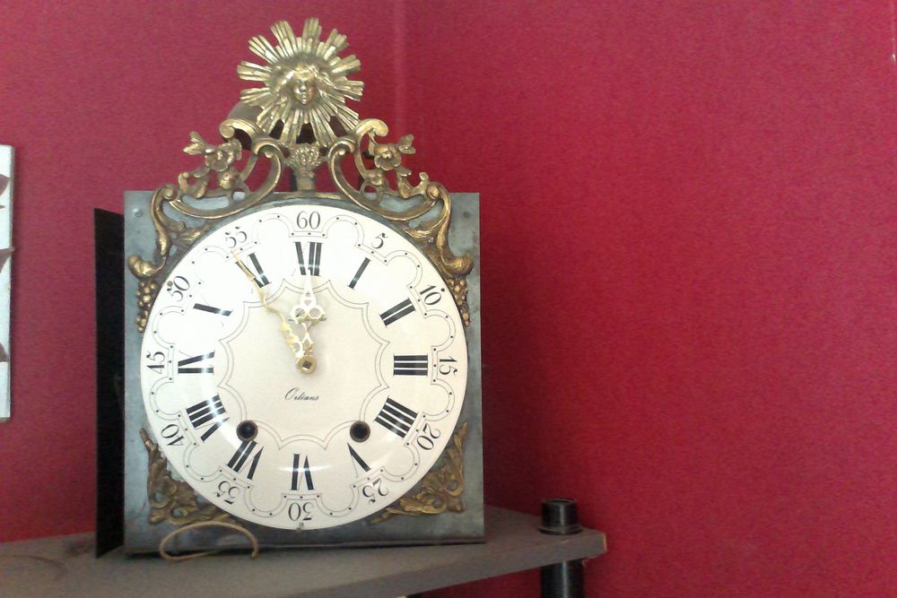 HORLOGE DE COMTOISE  FABRICATION LETURGIE ORLEANS 90 Olivet (45)