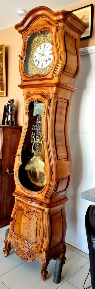 Horloge comtoise proven�ale  en noyer massif  Bonis 450 Saint-Jean-de-Crieulon (30)