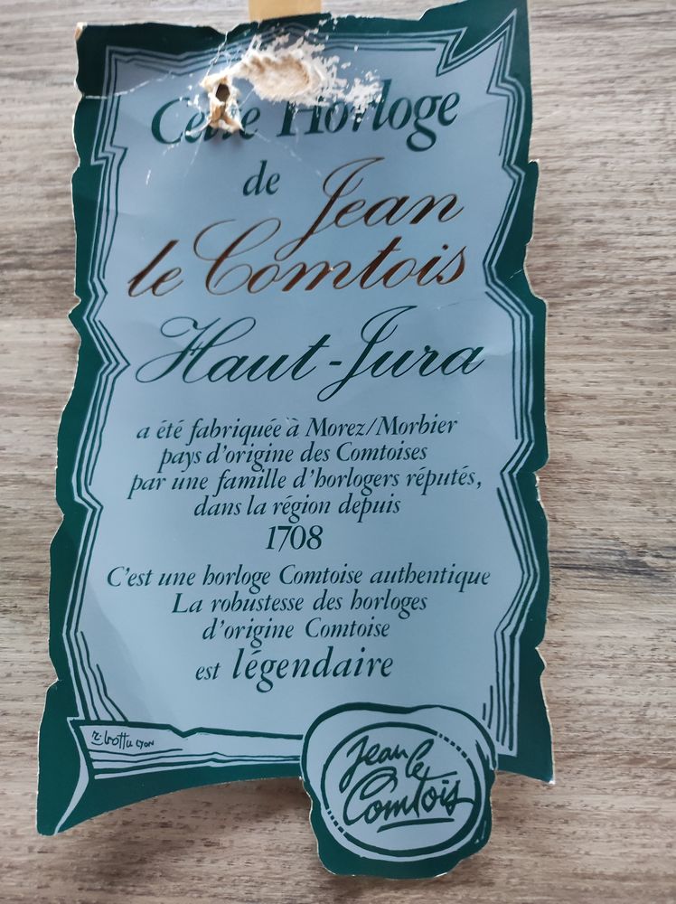 Horloge comtoise 2000 Sanchey (88)