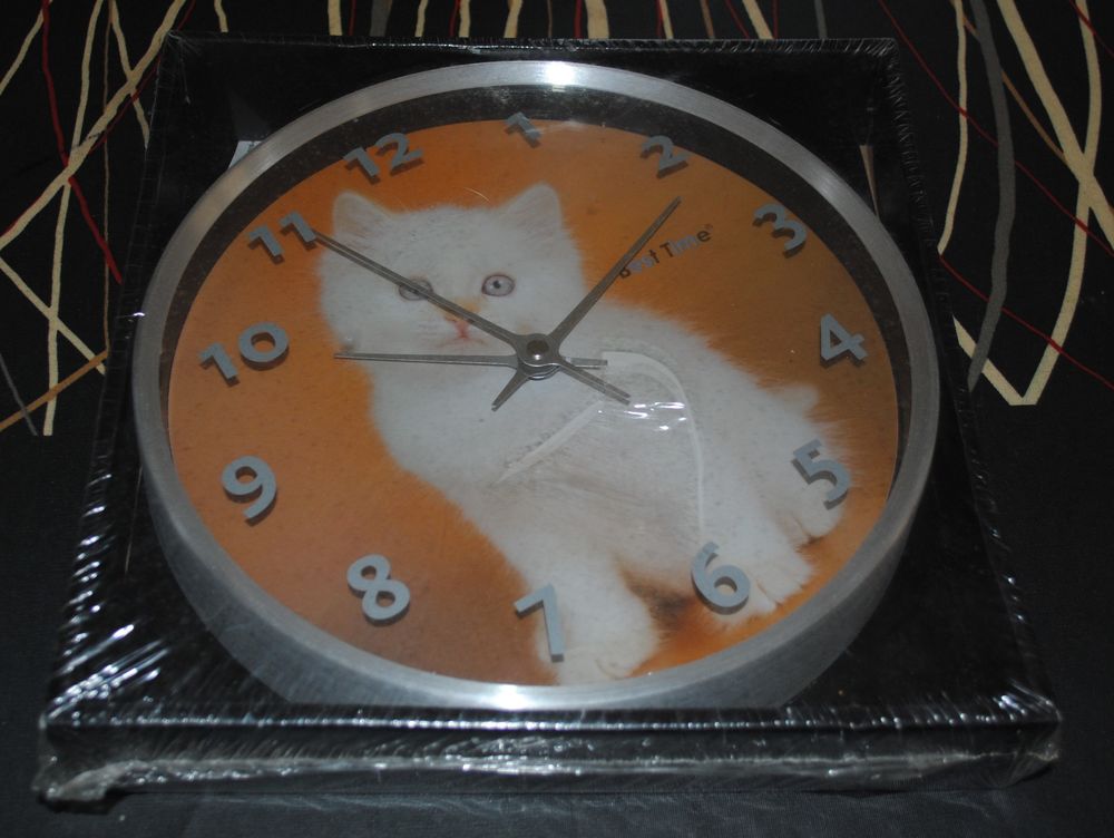 HORLOGE DECORATIVE CHAT ? BEST TIME 10 Saint-Pierre-de-B�uf (42)