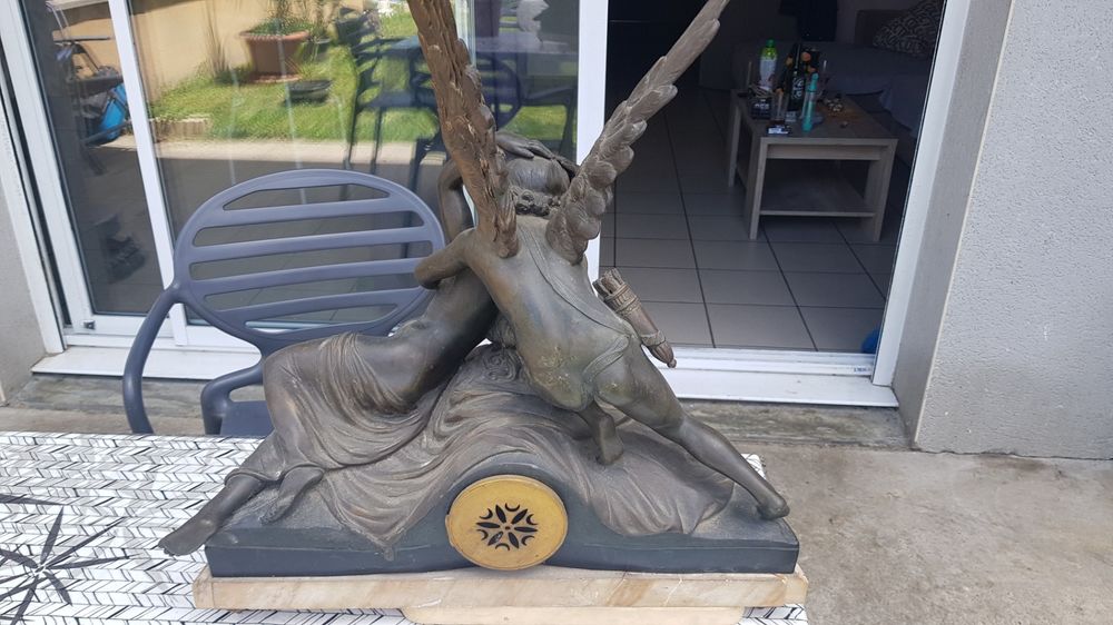 Horloge fran�aise Cupidon et psych� 20 Tarbes (65)