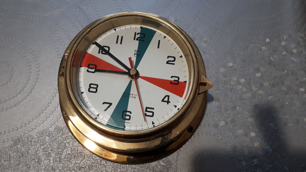 horloge de navire vintage en laiton 140 Plouay (56)