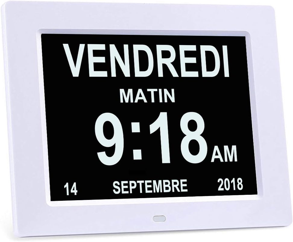 Horloge Num�rique 8  LCD avec Date, Jour et Heure 48 Avion (62)