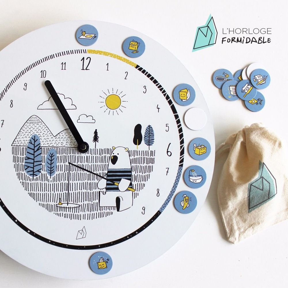 Horloge p�dagogique m�thode Montessori 40 Nyons (26)