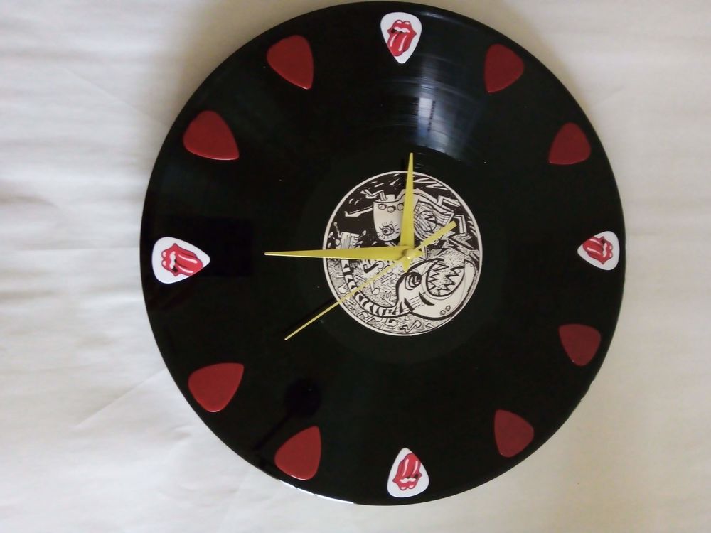 Horloge recycl�e vinyl Rolling Stones 30 Saint-Jean-Pla-de-Corts (66)