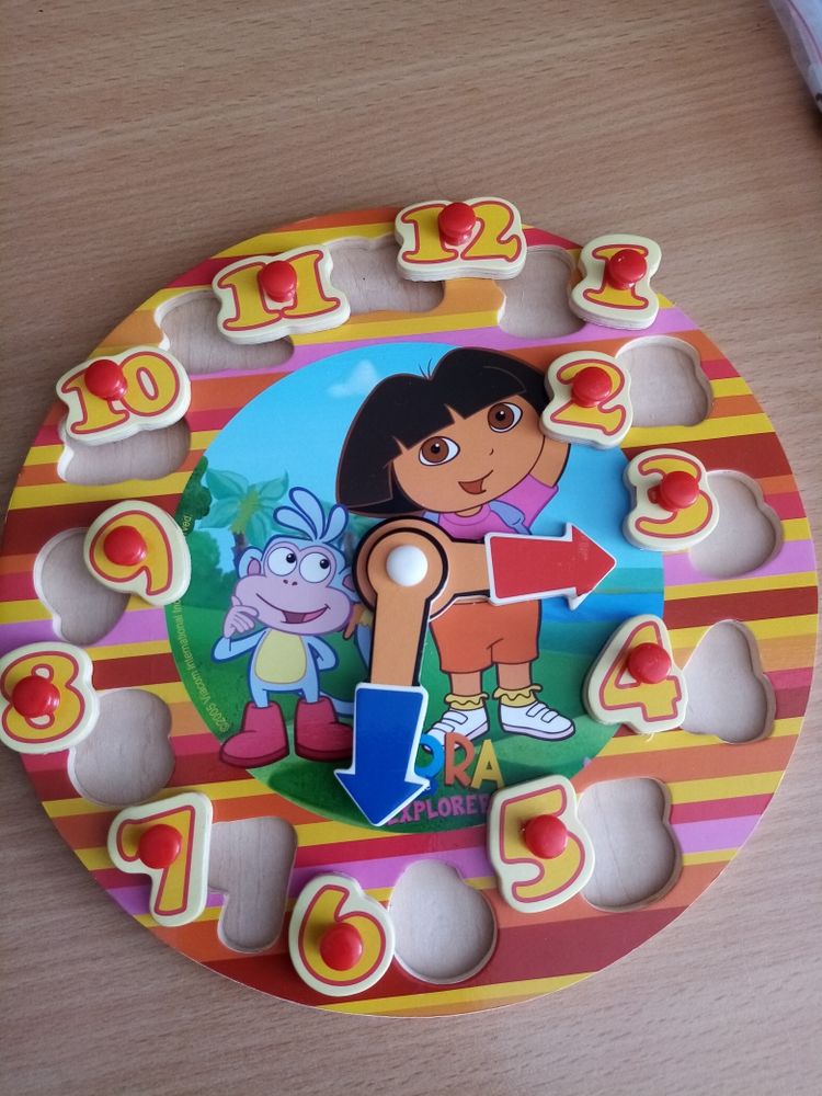 HORLOGE RONDE EN BOIS 3 Doussard (74)