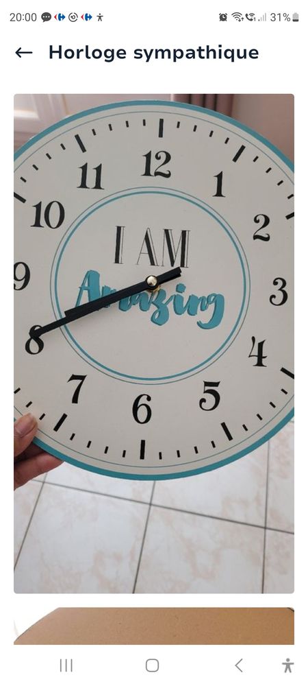 Horloge sympa 2 �lancourt (78)