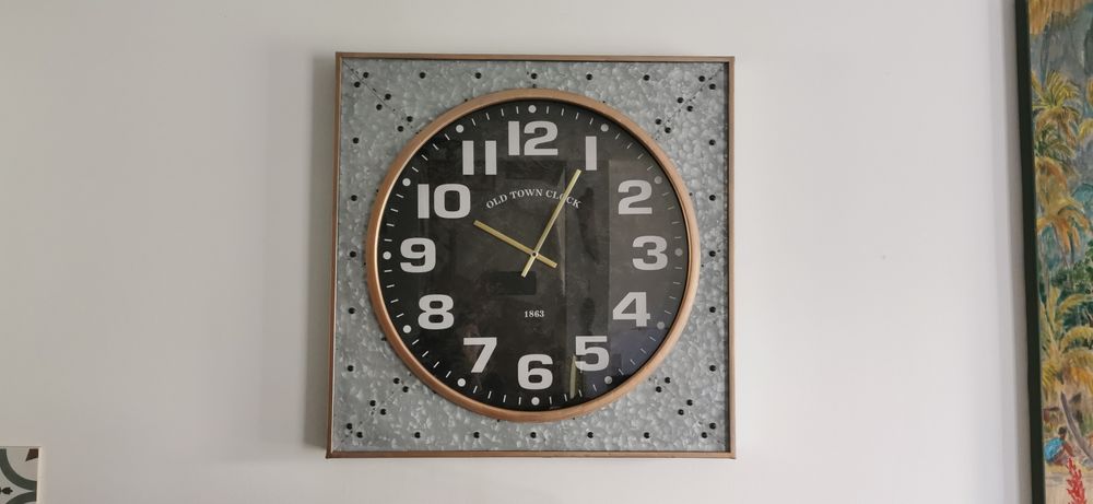 Horloge type industriel 77cm x77cm 40 Rambouillet (78)