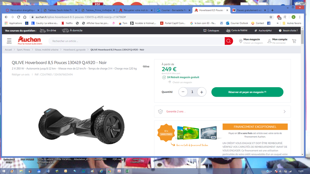 Hoverboard qilive 8.5 shop