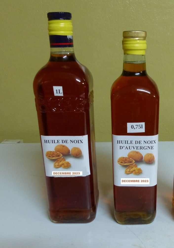huile de noix  fraiche12/23
20 Pessat-Villeneuve (63)