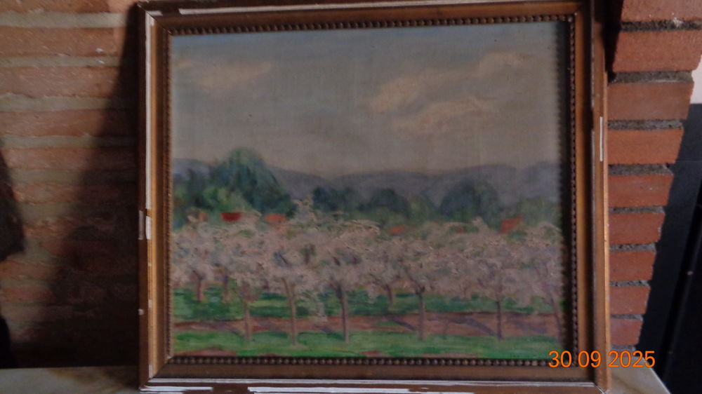 Huile sur toile dat�e et sign�e Thalia Malcom 1925 480 L'Isle-Jourdain (32)