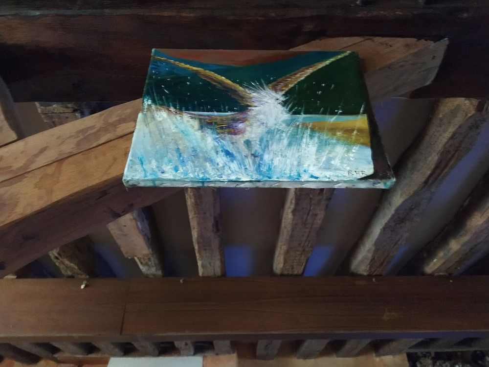 HUILE SUR TOILE pour amateur de p�che 55 Paris 15 (75)