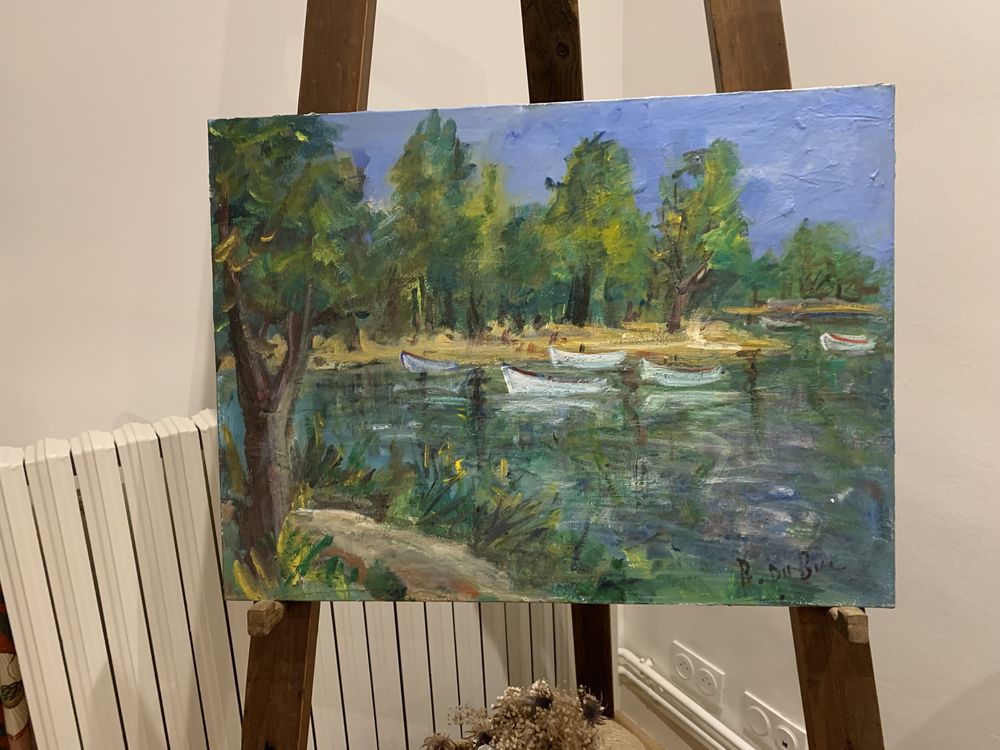 Huile sur toile 800 Poitiers (86)