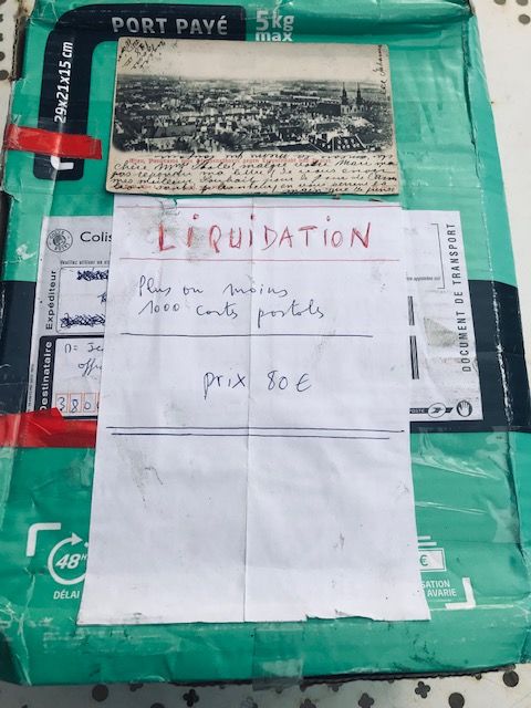 Huit cartons de cartes postales anciennes 80 Mottier (38)