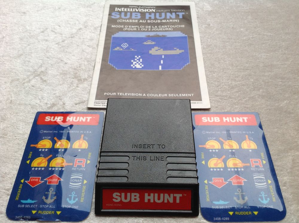 SUB HUNT INTELLIVISION RETROGAMING Envoi Possible 9 Tr�gunc (29)