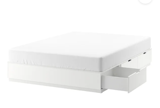de lit ikea NORDLICadre lit avec rangement, blanc, 0 Neuilly-sur-Seine (92)