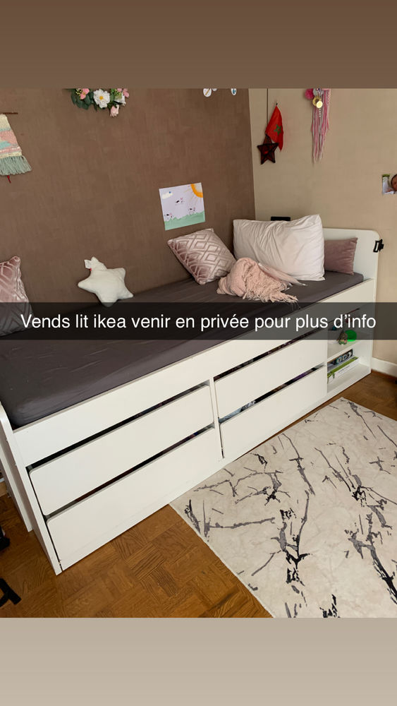 Lit IKEA 1 place 200 Illzach (68)